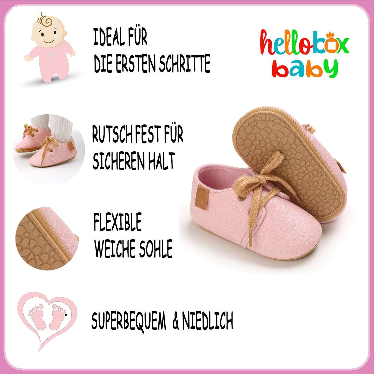 Hello box Baby Geschenkset zur Geburt für mädchen, Neugeborene