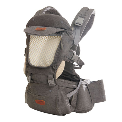 Ergonomic 3-in-1 Baby Carrier and Hipseat