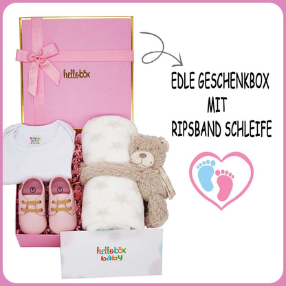 Hello box Baby Geschenkset zur Geburt für mädchen, Neugeborene